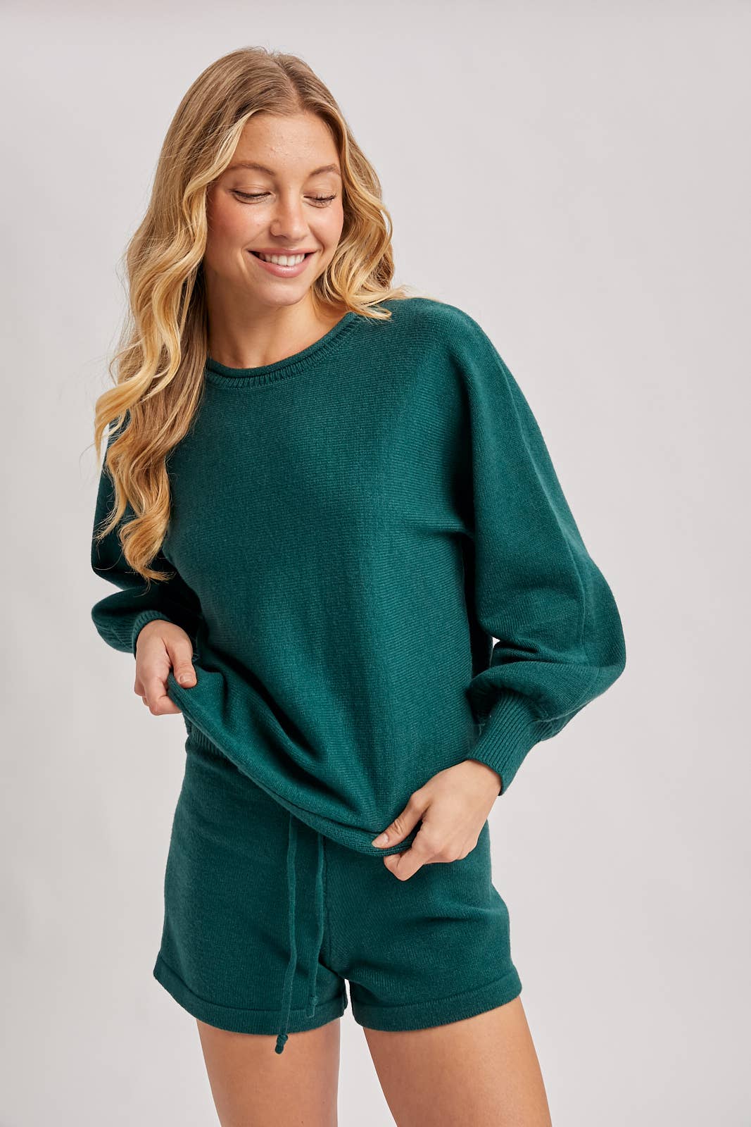 SWEATER & SHORT LOUNGE SET