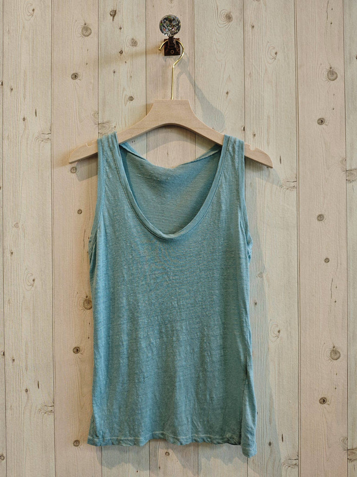 BASIC STRETCH LINEN T-SHIRT 100%