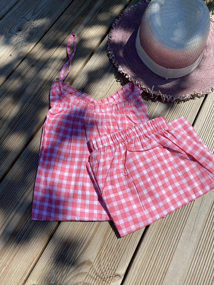Hortense Vichy Pink Pyjamas