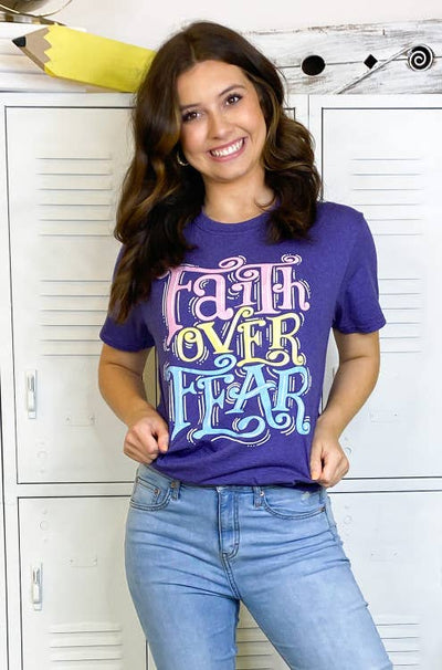 Faith Over Fear Graphic T-Shirt
