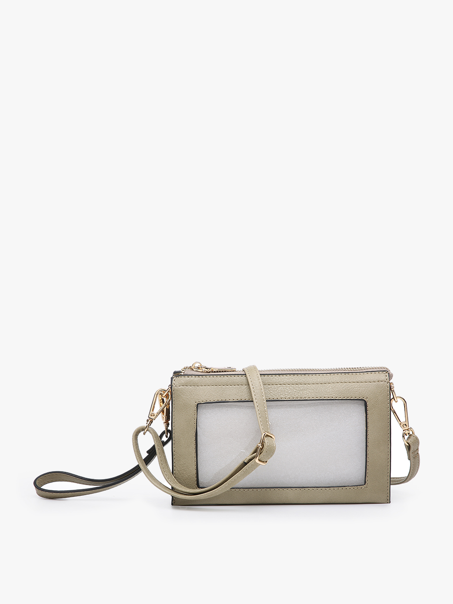 Maeve 3 Compartment Crossbody Clear Window