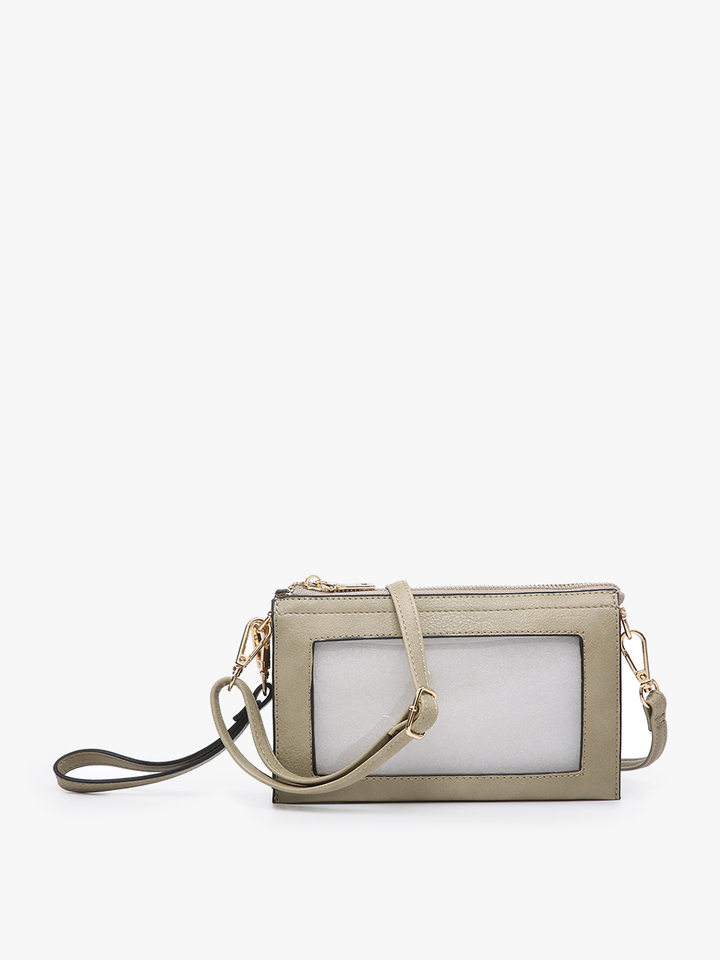 Maeve 3 Compartment Crossbody Clear Window