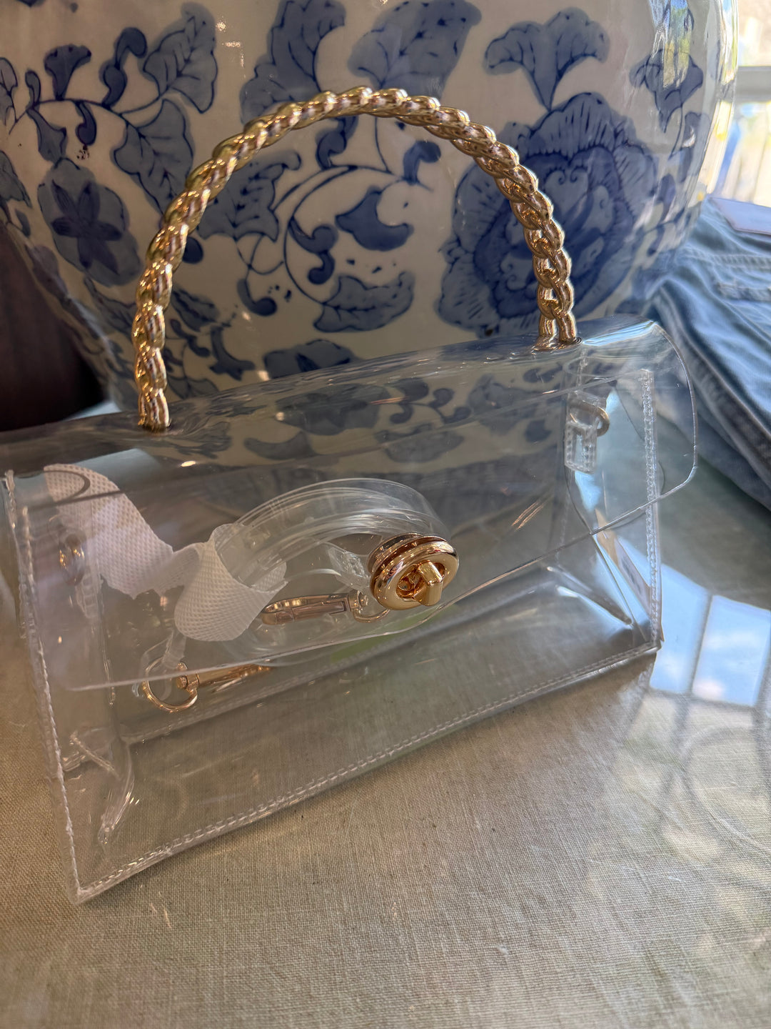 Clear Handbag - Crossbody