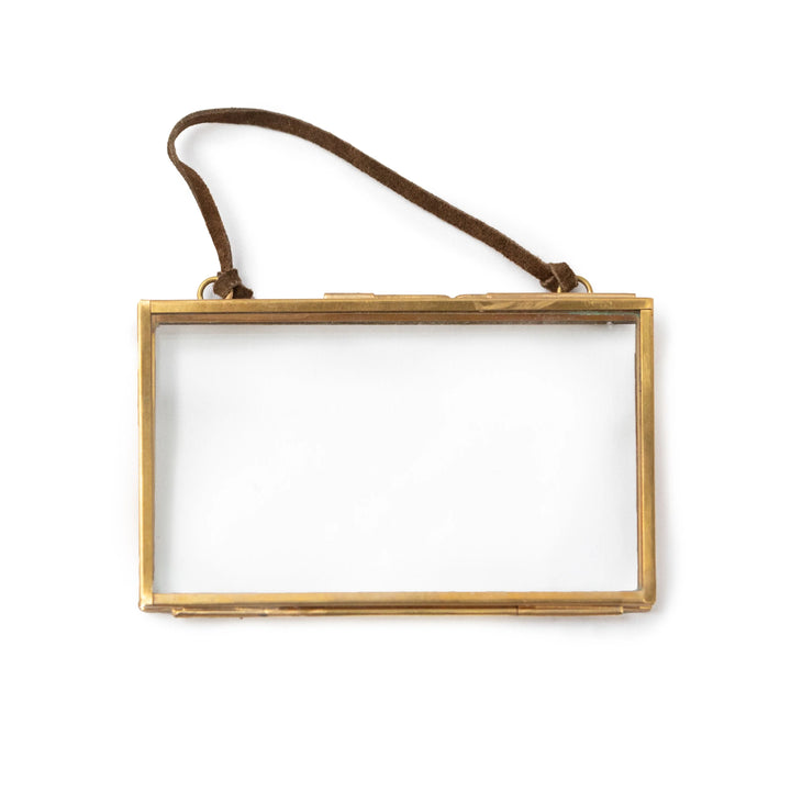 Brass Hanging Frame 3x5