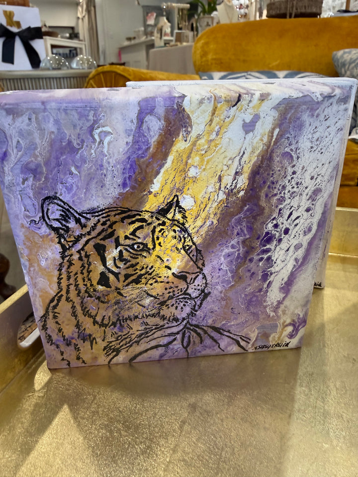 Abstract Tiger Original Art