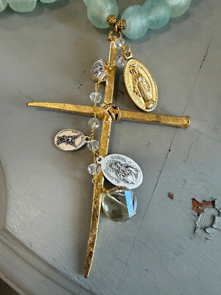 Beaded Rosary with Medallions