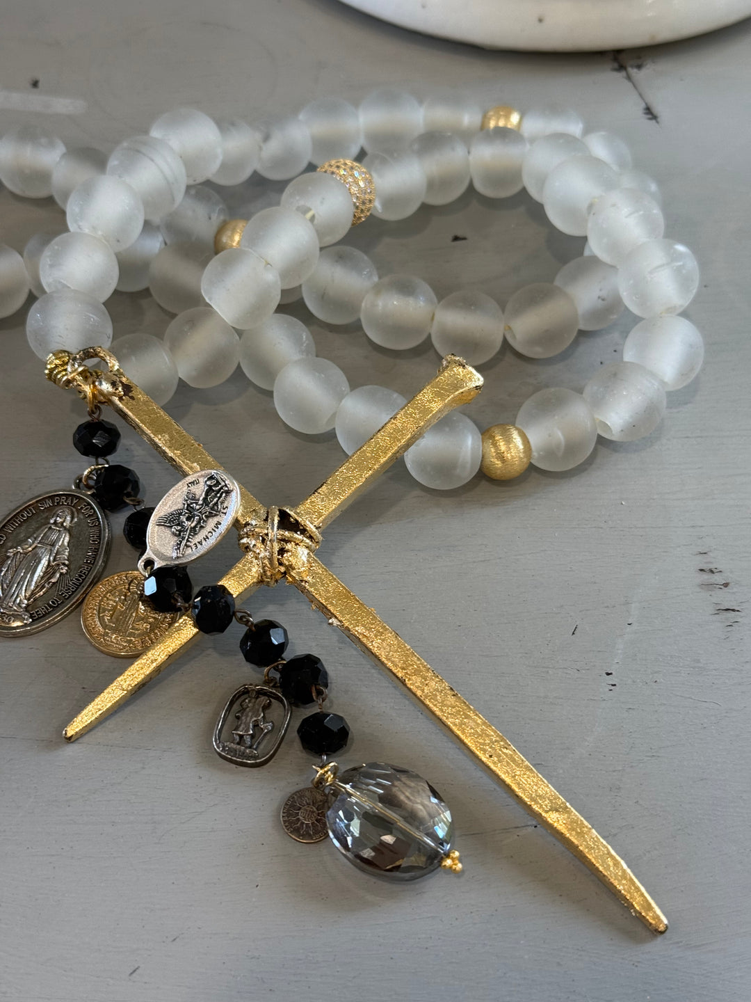 Beaded Rosary with Medallions