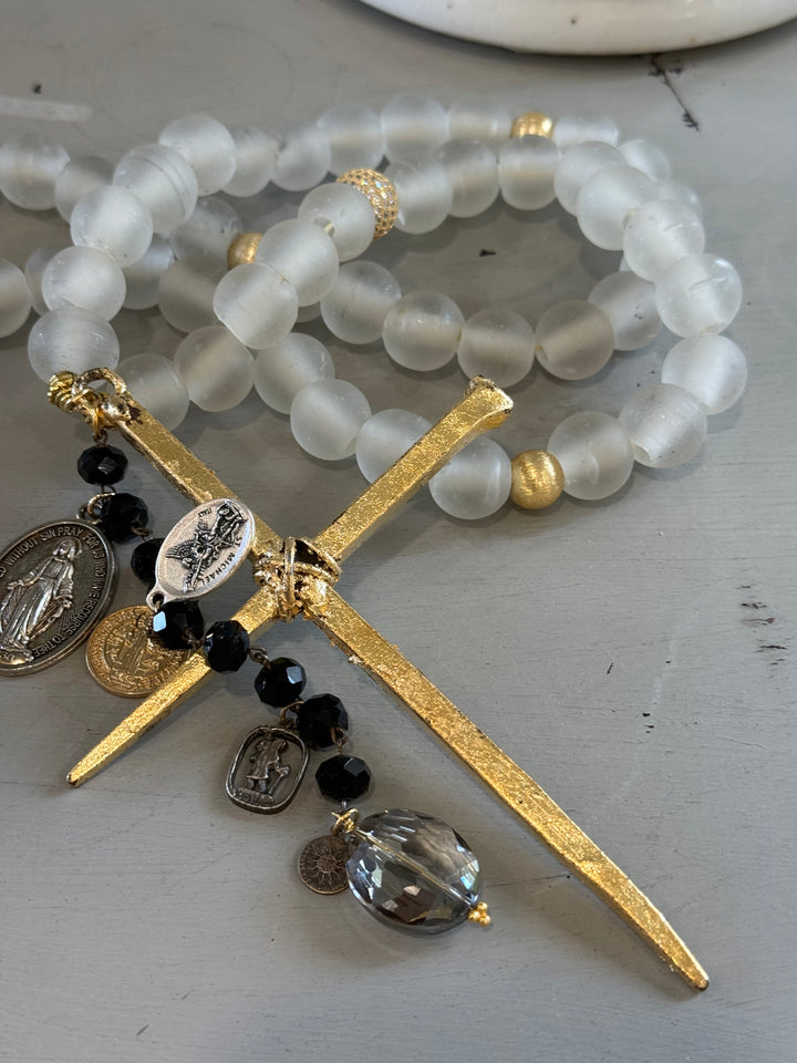 Beaded Rosary with Medallions
