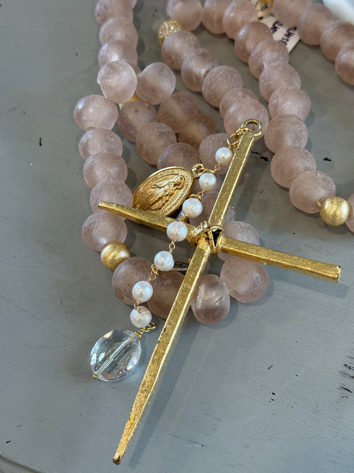 Beaded Rosary with Medallions