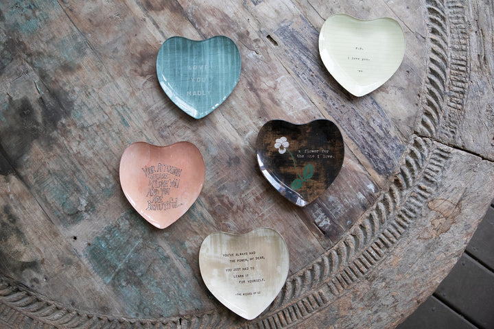 Heart Decopage Plate