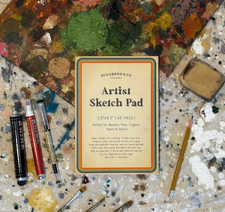 Artist Sketch Pad & Colored Pencil Set b