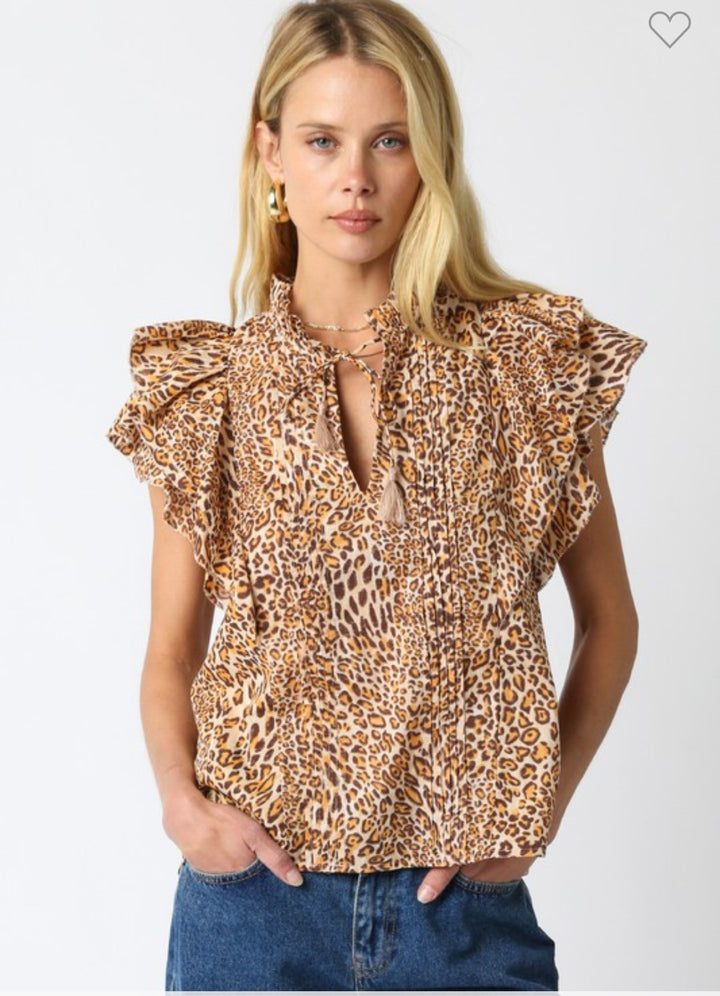 Neda Leopard Shirt