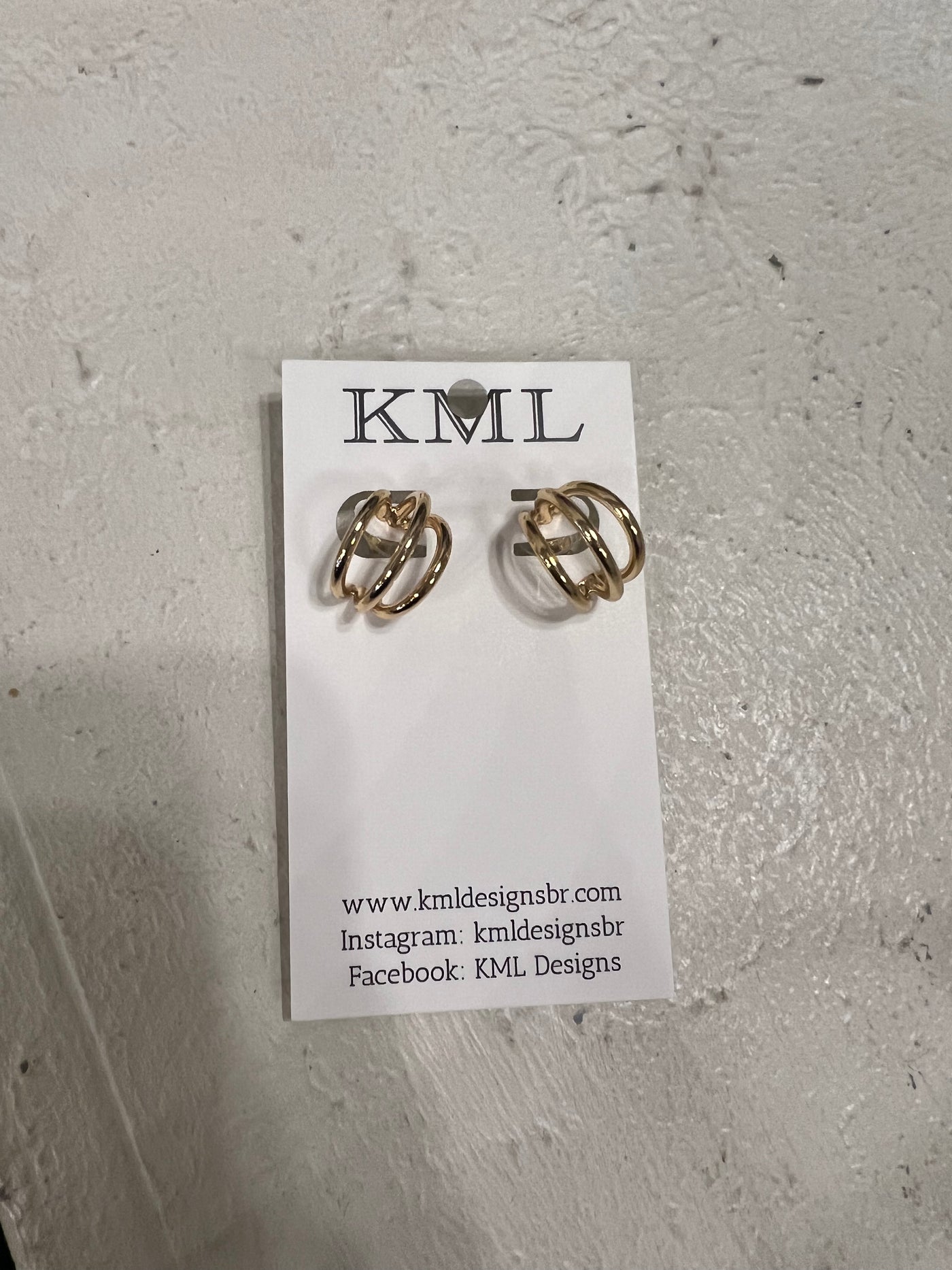 KML Three Hoop Earring