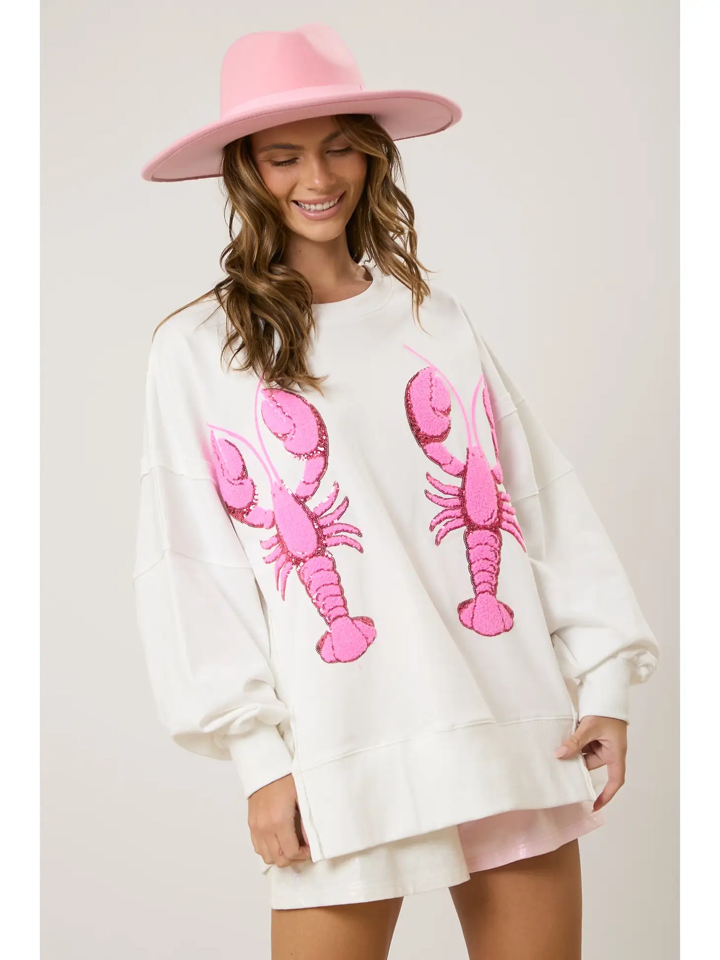 Crawfish Sequin Sweatshirt