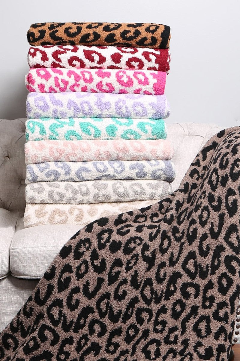 Leopard Blanket 50x60