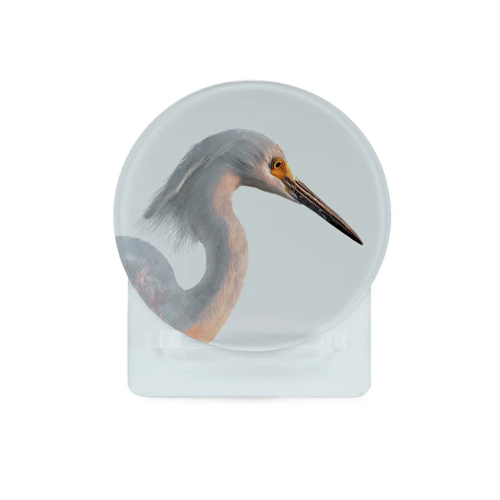 Shore Bird Glass Coaster Set