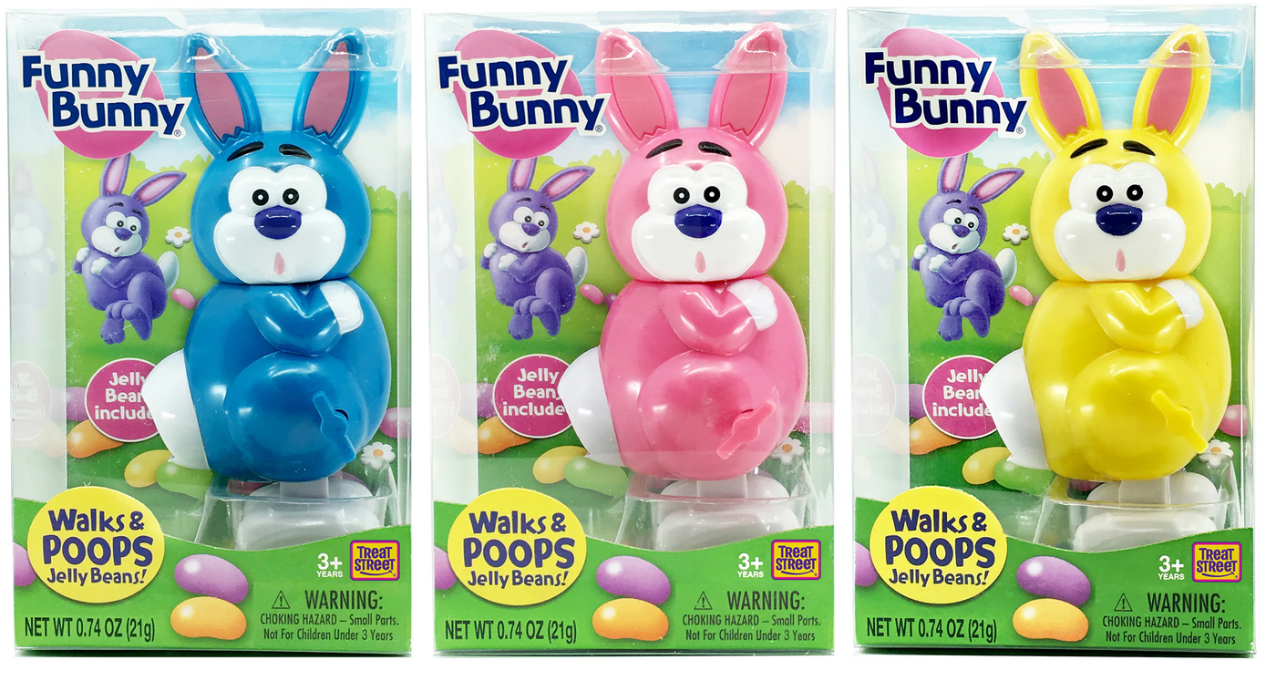 Funny Bunny Walk & Poop