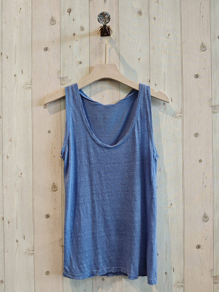 BASIC STRETCH LINEN T-SHIRT 100%