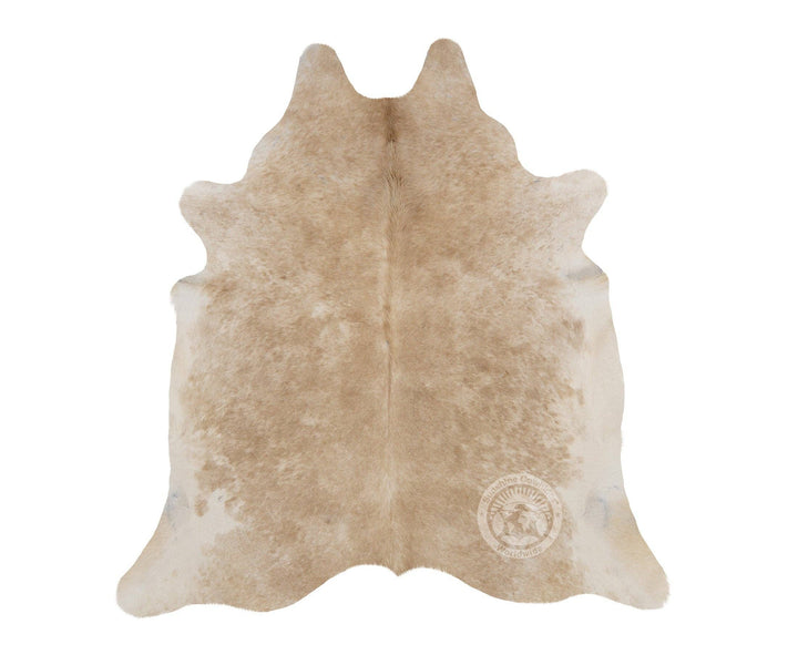 Beige Exotic Cowhide Rug