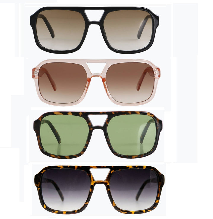 Diplomat - Retro Aviator Sunglasses for Women & Men