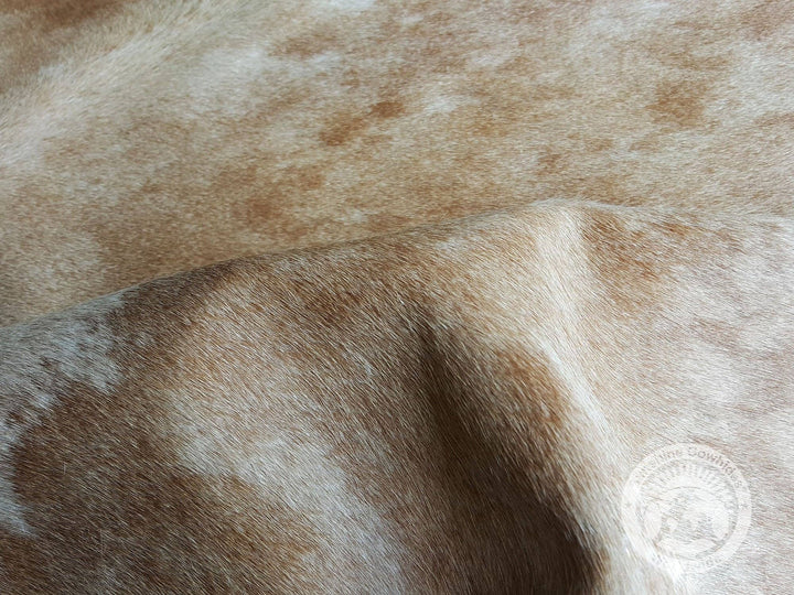 Beige Exotic Cowhide Rug