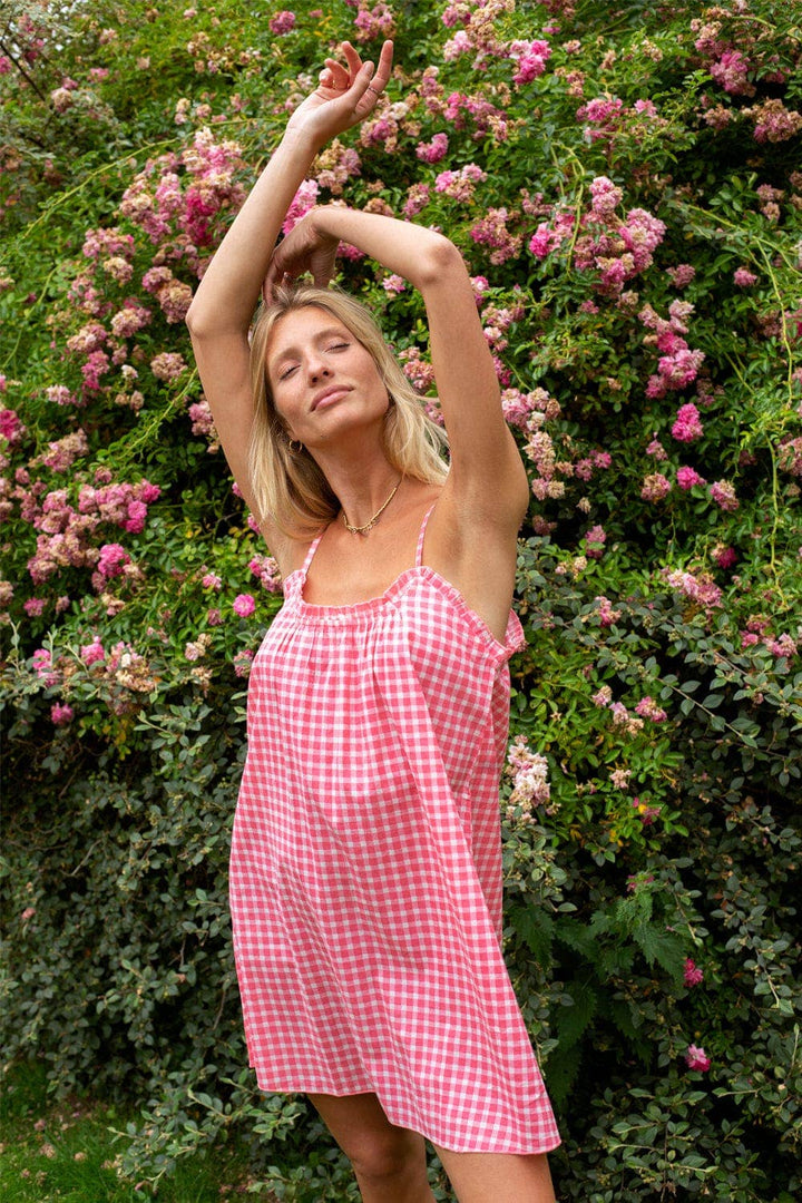 Hortense Vichy Pink Nightie