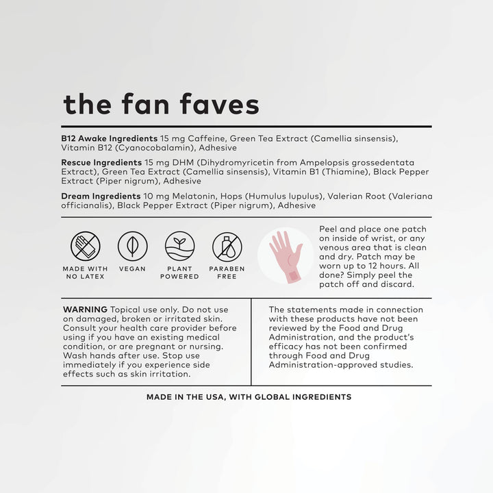 The Fan Faves Wearable Wellness Gift Set