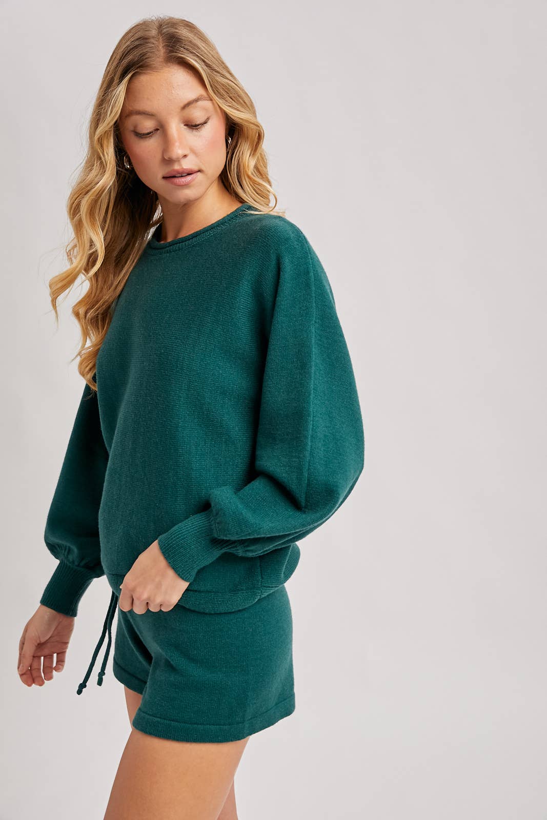SWEATER & SHORT LOUNGE SET