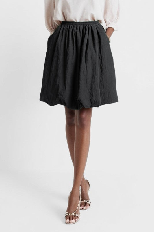 Bubble Skirt Elastic Waist