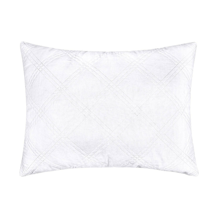 Washed Linen Quilted Sham