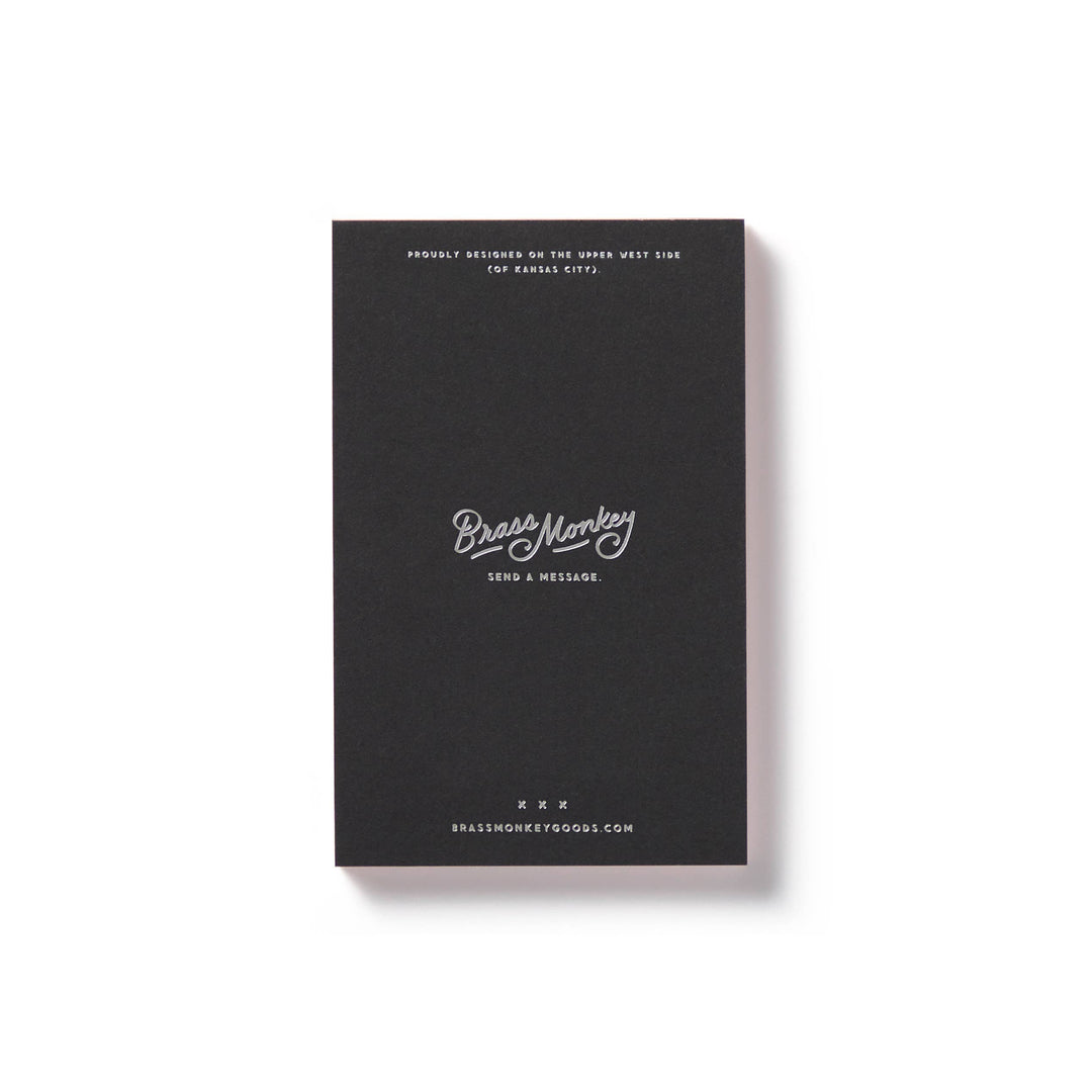 Brass Monkey Grown-ass Person Memo Pad