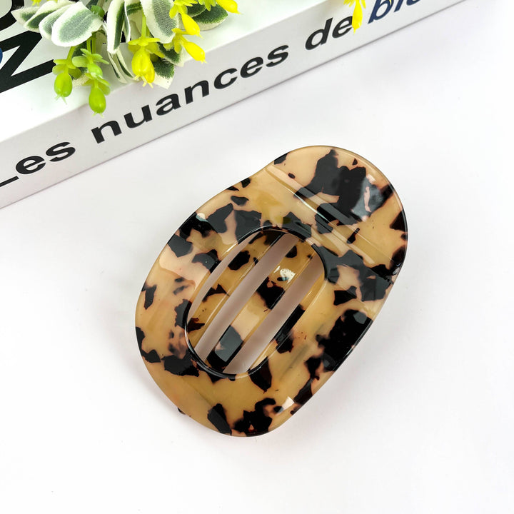 Flat Round Hair Clip