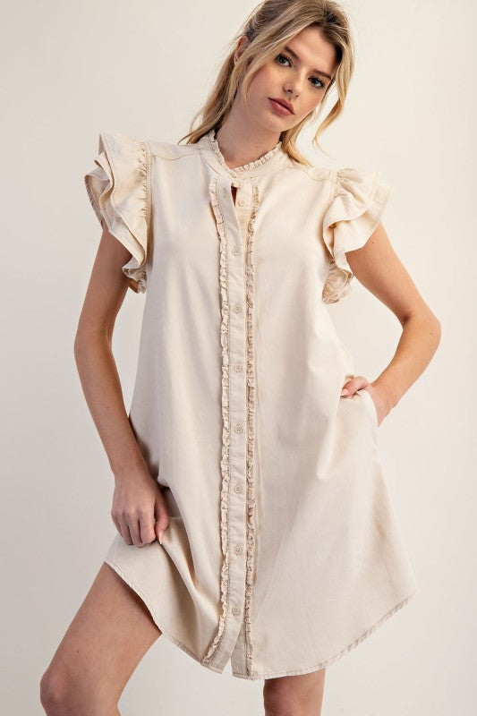 Snow Washed Mini Dress