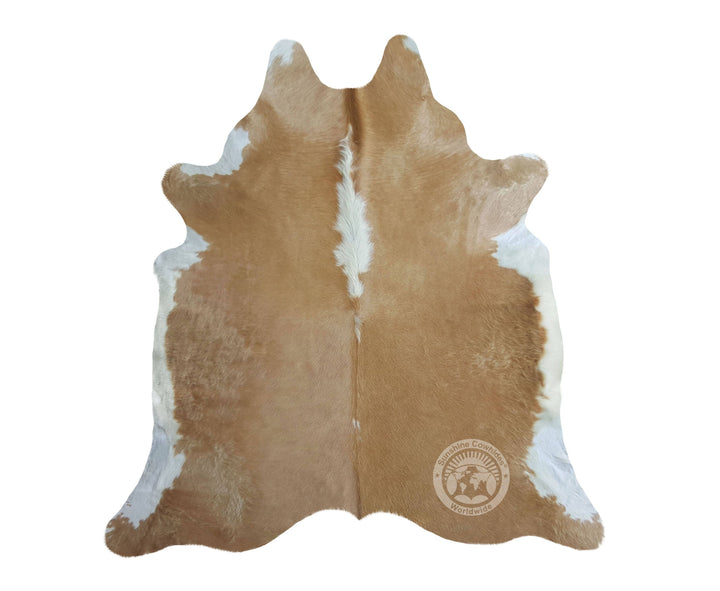 Beige Hereford Cowhide Rug