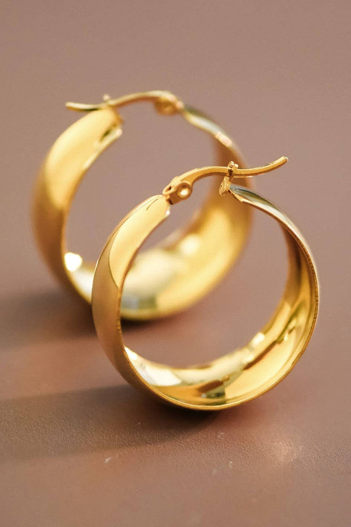 Wide Hoop Earring
