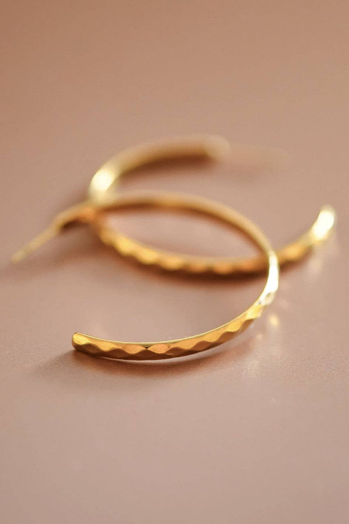 Textured Hoop Earrings