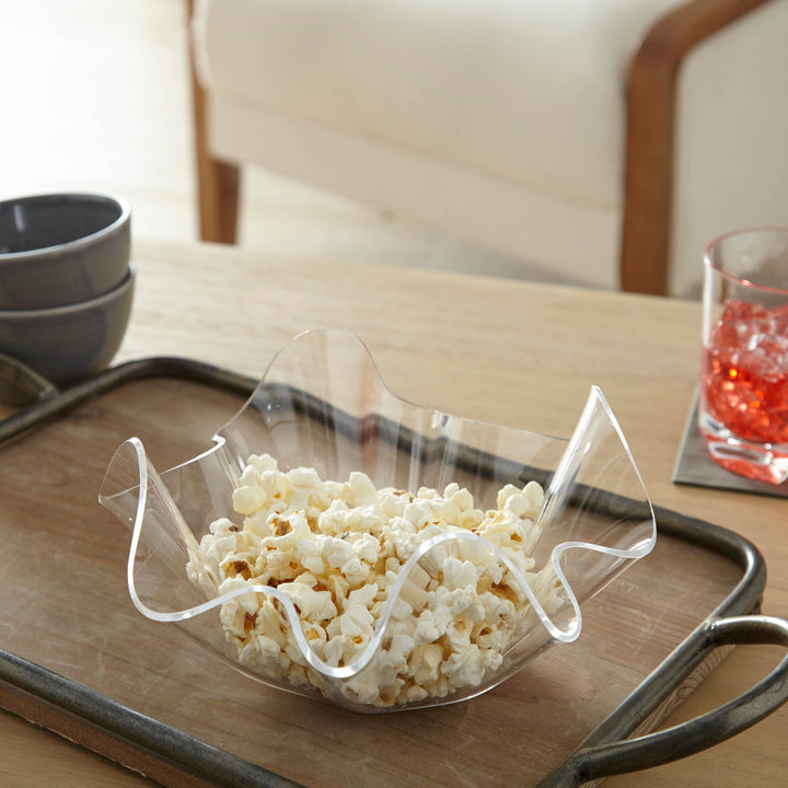 8" Small Acrylic Wave Bowl