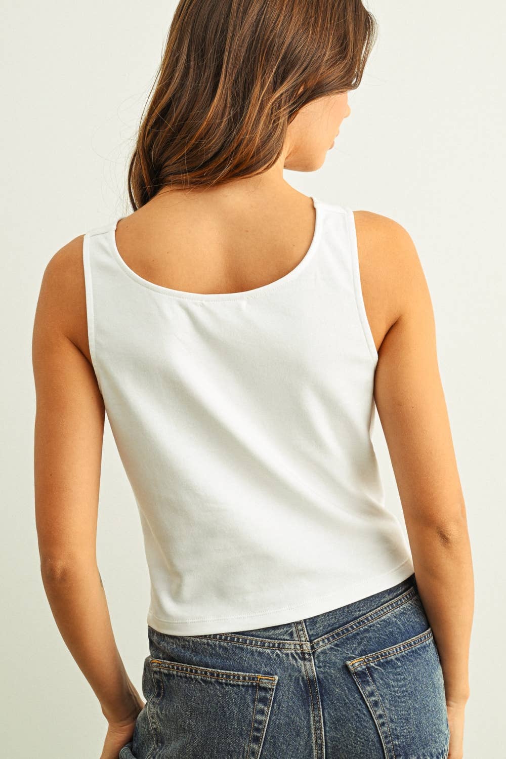 COWL BACK DETAIL TOP
