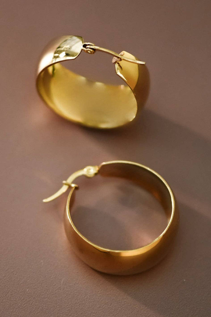 Wide Hoop Earring