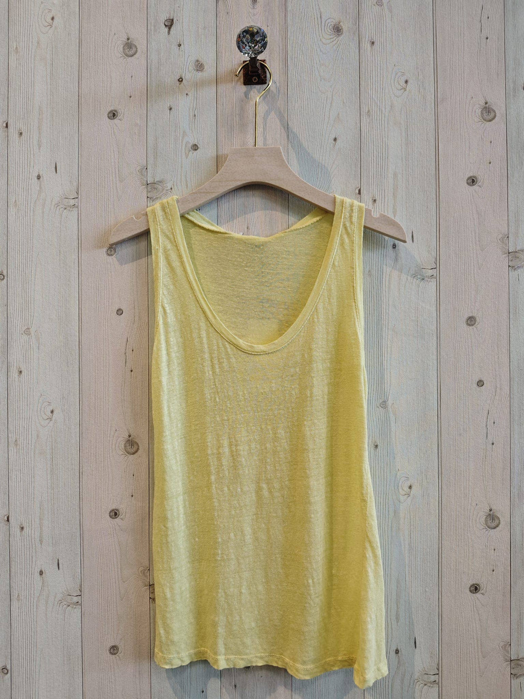 BASIC STRETCH LINEN T-SHIRT 100%