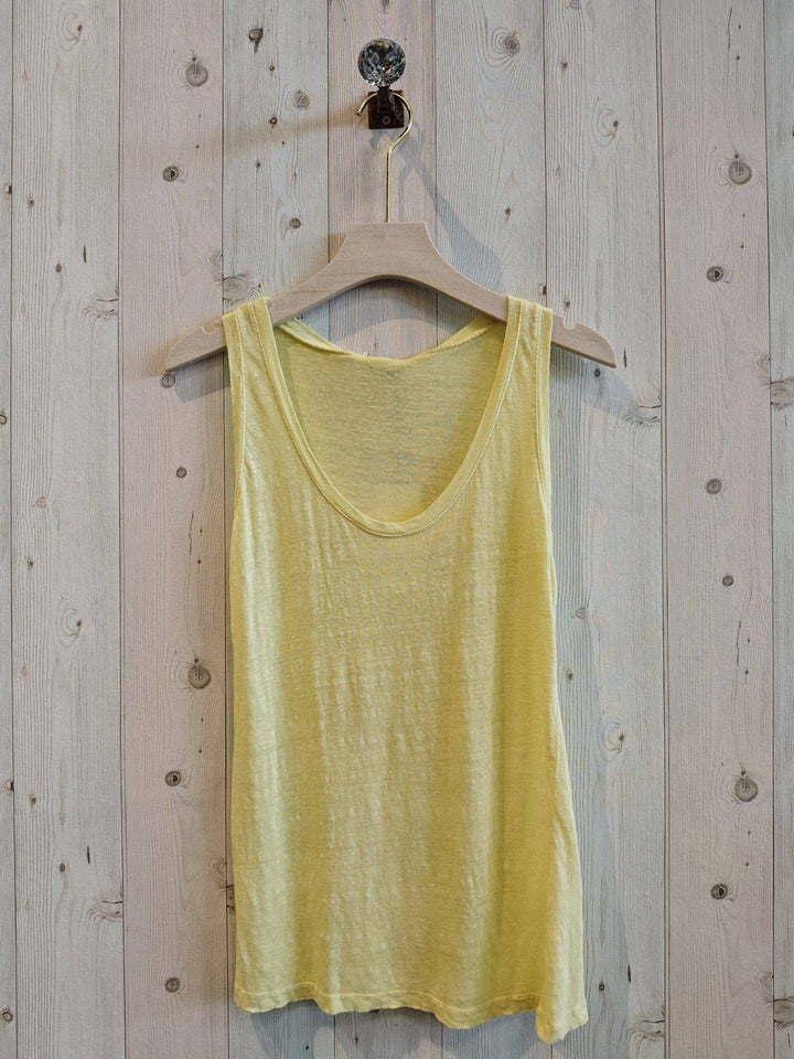 BASIC STRETCH LINEN T-SHIRT 100%