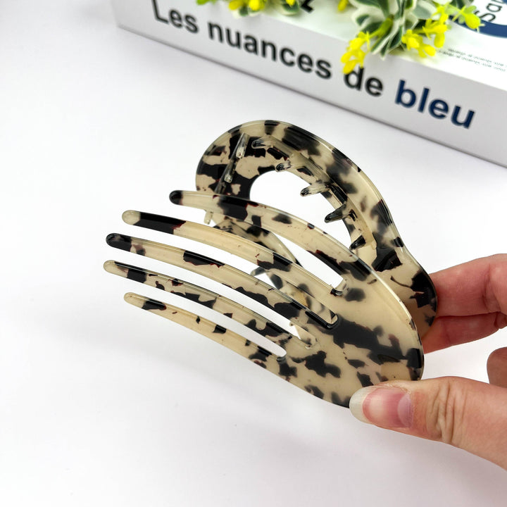 Flat Round Hair Clip