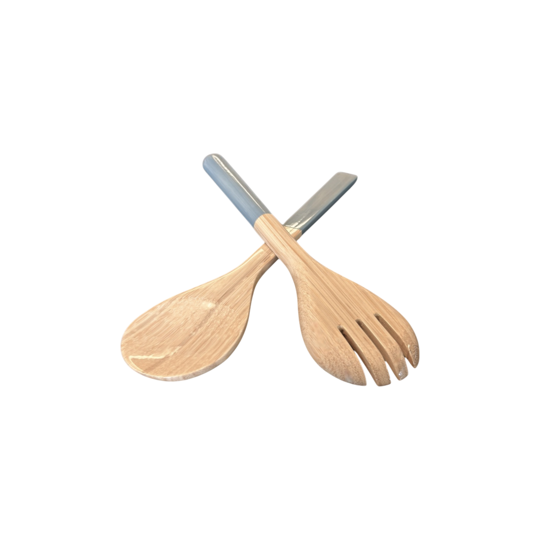 Large Bamboo Server Set