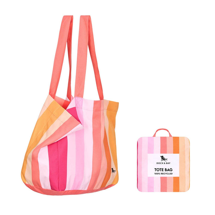 DB Foldaway Tote Bags - Miami Sorbet