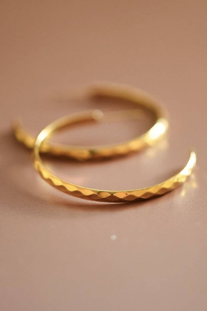 Textured Hoop Earrings