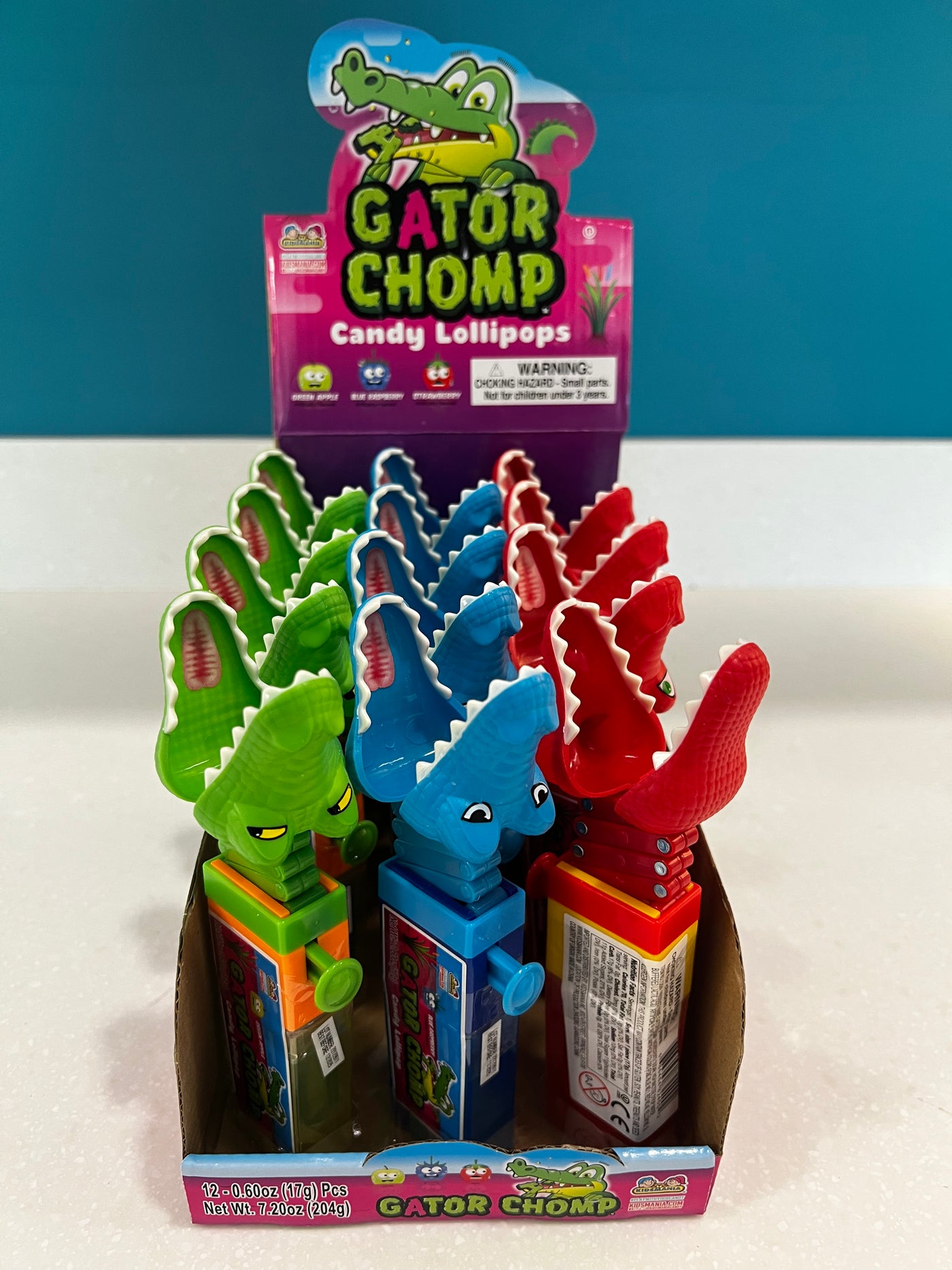 Gator Chomp Candy Lollipop