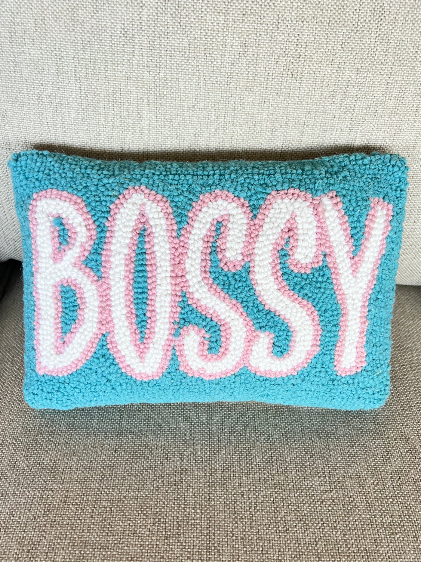 Bossy Hook Pillow