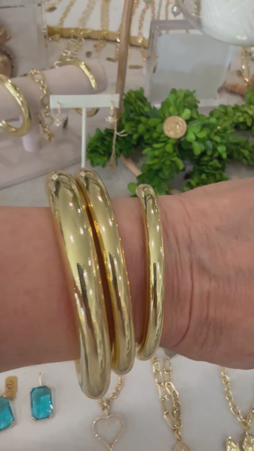 Gold Bangle Bracelets