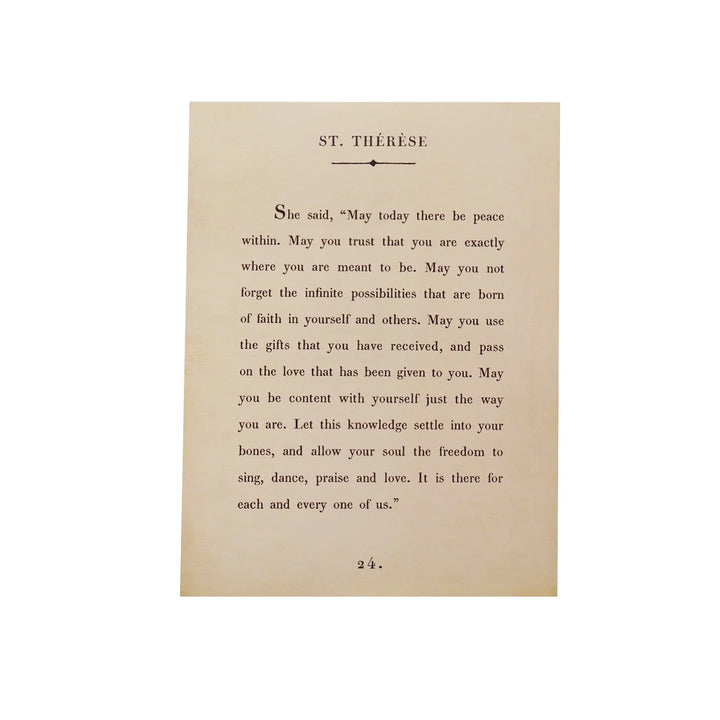 Saint Theresa 12x16 Print