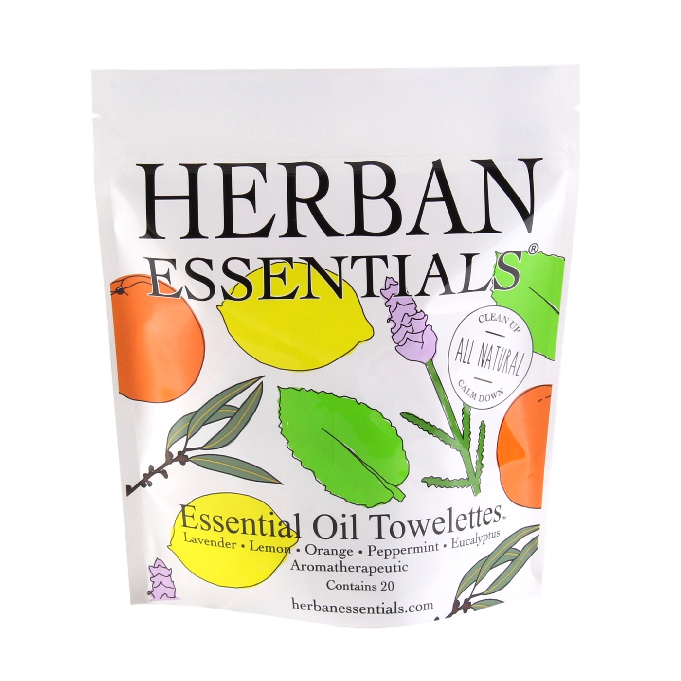 Herban Essential Oil Wipes Multi Pack